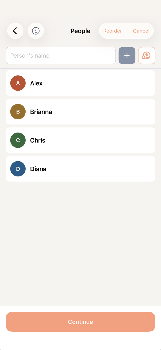 Add your group